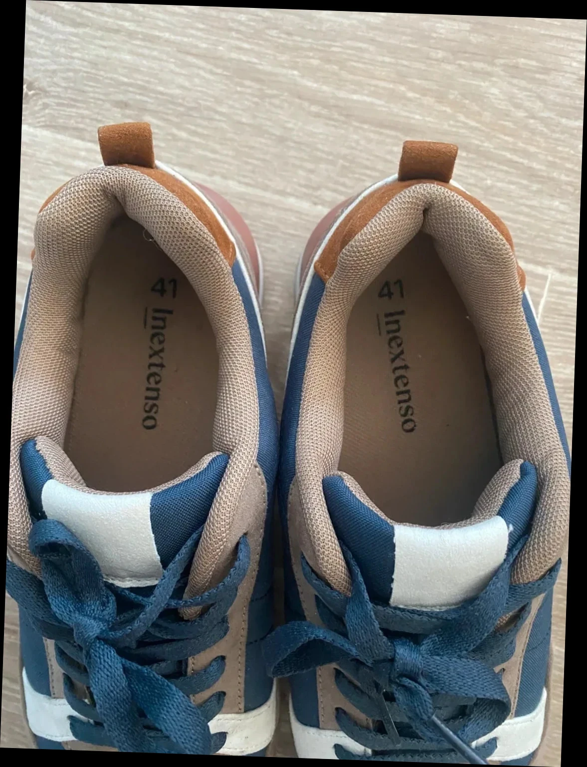 Men's blue gray sneakers | 41 – photo 7